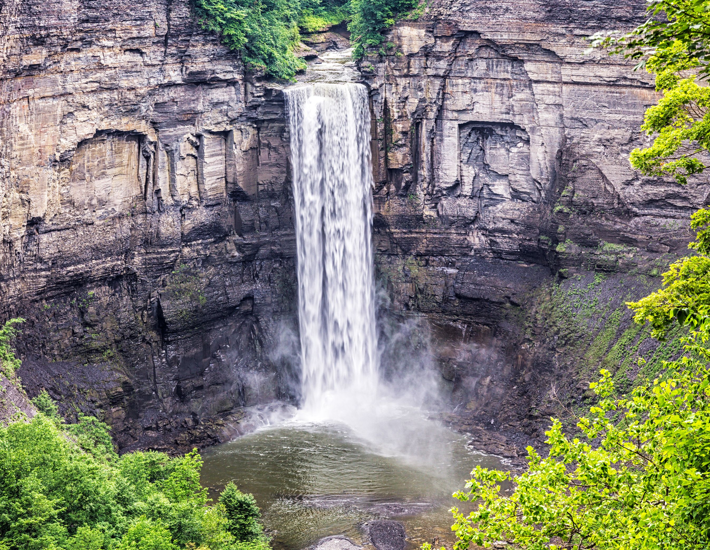 Taughannock Falls State Park Waterfall in Ithaca, NY